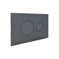 Клавіша змиву Standard 152x236x28 мм, Gunmetal Black, кругла QTSTD164GMB51271 Qtap QTAP фото 2