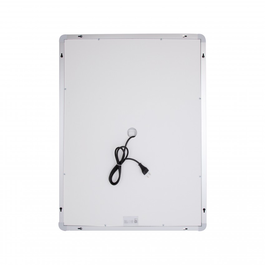 Дзеркало настінне Mideya (MI1) 600х800 мм, прямокутне, з LED-підсвіткою Touch,  антизапотіванням, димером Qtap QTAP фото 4
