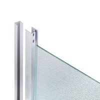 Душова кабіна Latwa SC80x80.SAT.LOW.FR полукругла, для низького піддону, висота 185 см, скло Frost 4 мм, без піддону Lidz LIDZ фото 2