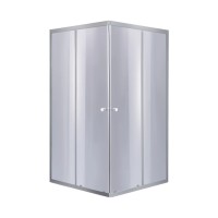 Набір: Душова кабіна WawelL SC90x90.SAT.LOW.GR, квадратна, скло тоноване 4 мм + Душовий піддон Mazur ST90x90x16 Lidz LIDZ фото 2
