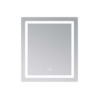 Дзеркало настінне Kubis (KU2) 700х800 мм, прямокутне, з LED-підсвічуванням Touch, антизапотіванням, димером, рег. яскравості Lidz LIDZ фото 3