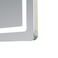 Дзеркало настінне Mideya (MI2) 800х700 мм, прямокутне, з LED-підсвіткою Touch, антизапотіванням, димером, рег. яскравості Qtap QTAP фото 4