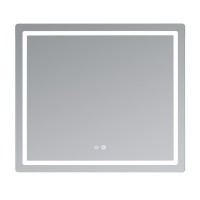 Дзеркало настінне Mideya (MI2) 800х700 мм, прямокутне, з LED-підсвіткою Touch, антизапотіванням, димером, рег. яскравості Qtap QTAP фото 2