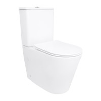 Унітаз підлоговий Arvin Ultra Quiet 630×350×795 мм, White, з сидінням Slim Duroplast / Soft-close / Quick Release QTARV27W49259 Qtap QTAP