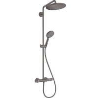 26890340 HG Croma Select S 280 Air 1jet Showerpipe Душова система д/душа, brushed black chrome HANSGROHE фото 1