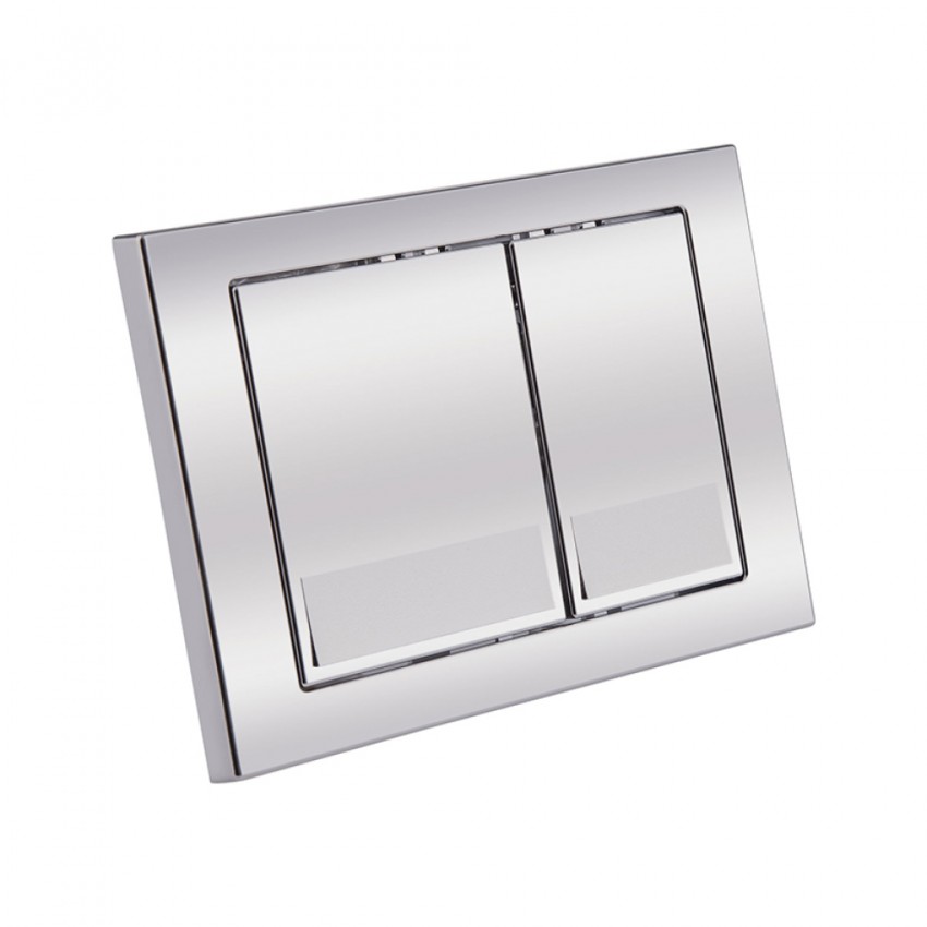 Комплект: Qtap Nest ST Інсталяція для унітазу 4 в 1 (150x220x13 мм, Chrome, квадратна) QTAP фото 4