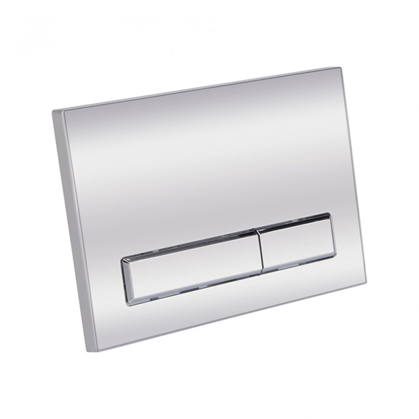 Комплект: Qtap Nest ST Інсталяція для унітазу 4 в 1 (Клавіша змиву 150x220x13 мм, Chrome, лінійна) QTAP фото 4
