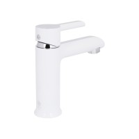 Змішувач для раковини низький Grand, Chrome/White (k35) QTGRAWCR001F Qtap QTAP фото 2