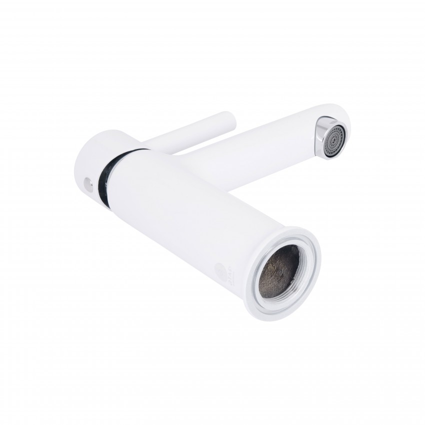 Змішувач для раковини низький Grand, Chrome/White (k35) QTGRAWCR001F Qtap QTAP фото 4