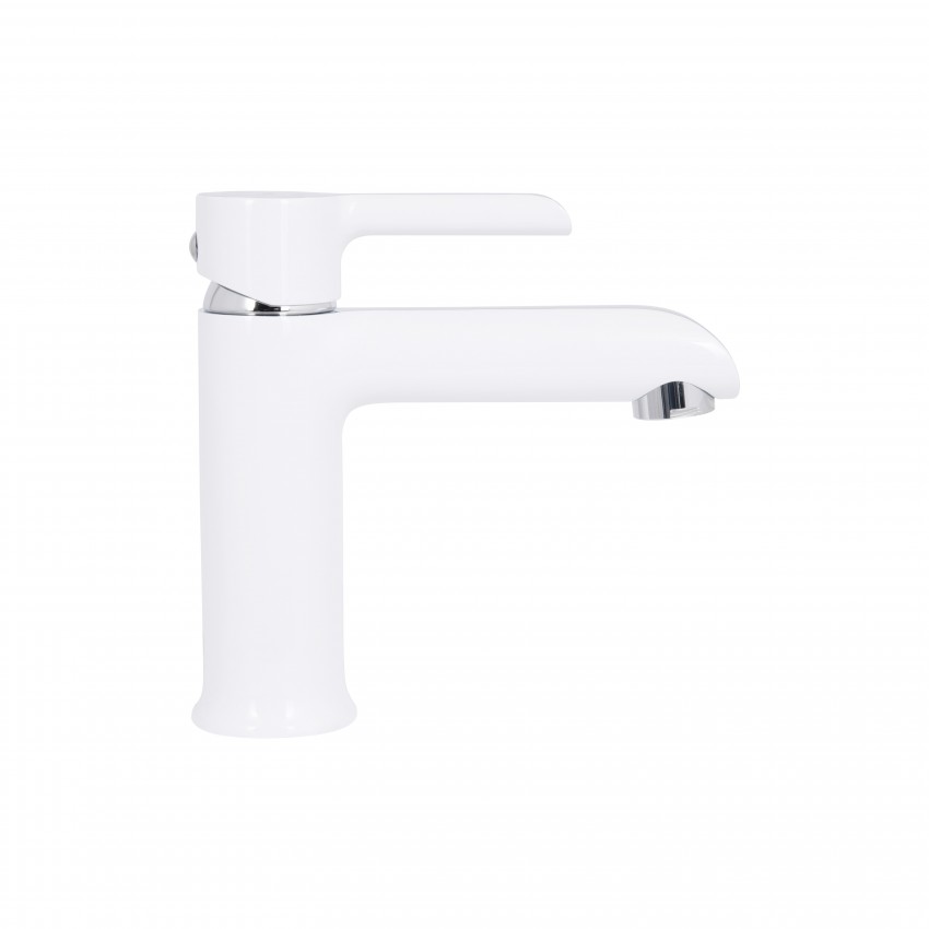 Змішувач для раковини низький Grand, Chrome/White (k35) QTGRAWCR001F Qtap QTAP фото 3