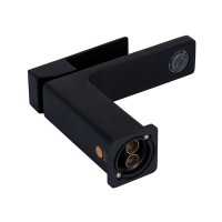 Змішувач для раковини низький Gemini, Matt Black (k35) QTGEM270BLM45674 Qtap QTAP фото 2