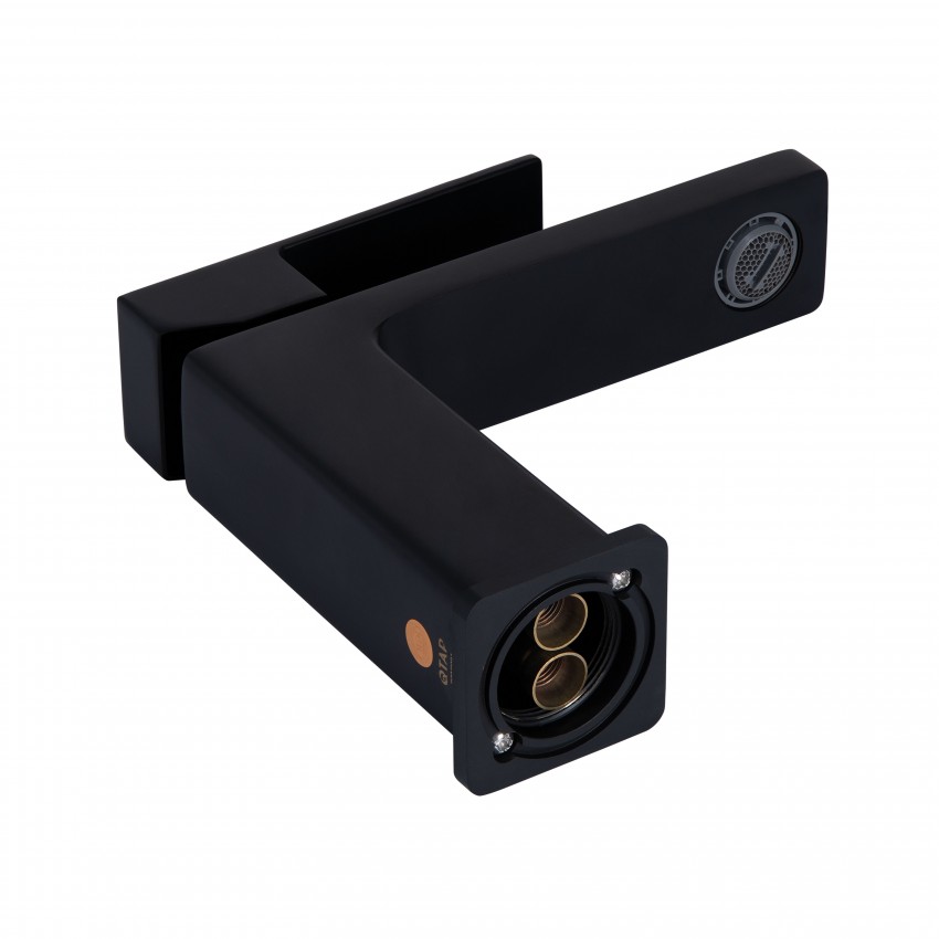 Змішувач для раковини низький Gemini, Matt Black (k35) QTGEM270BLM45674 Qtap QTAP фото 2