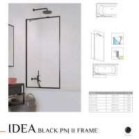 Шторка IDEA BLACK PNJ II FRAME 50 RADAWAY фото 3