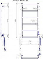 Рушникосушка Класік F НР-I 800х430/75 TR K MARIO фото 4