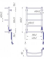 Рушникосушка Люкс І 650х430/150 TR К MARIO фото 3